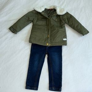 Toddler set- 7 for All Mankind jacket and jeans
